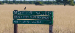 deception valley sign